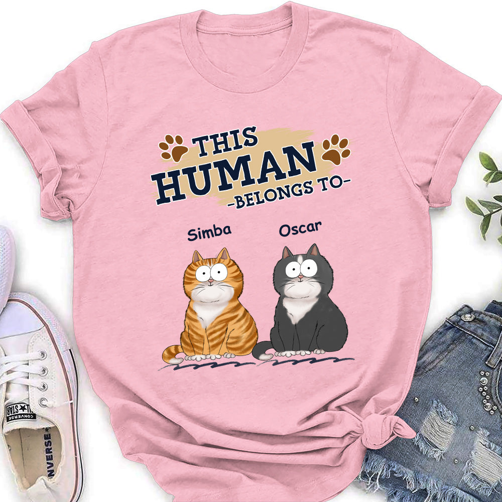 Personalized Custom Women's Cat Lover T-shirt - A Perfect Gift