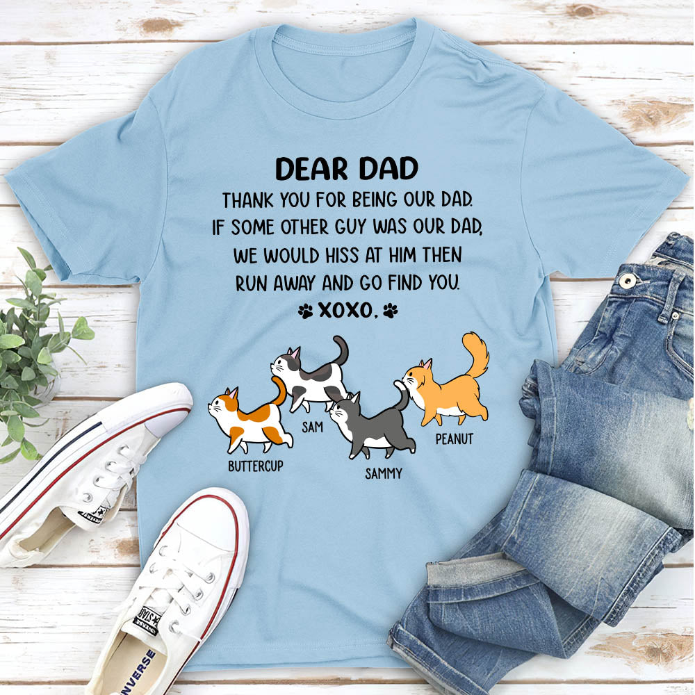 Dear Cat Mom - Personalized Custom Unisex T-shirt for Pet Lovers