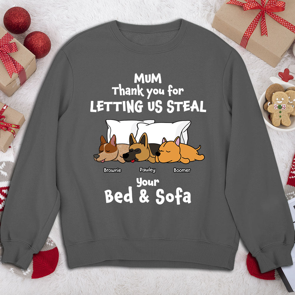 Let Me Steal - Customizable Personalized Sweatshirt for Pet Lovers