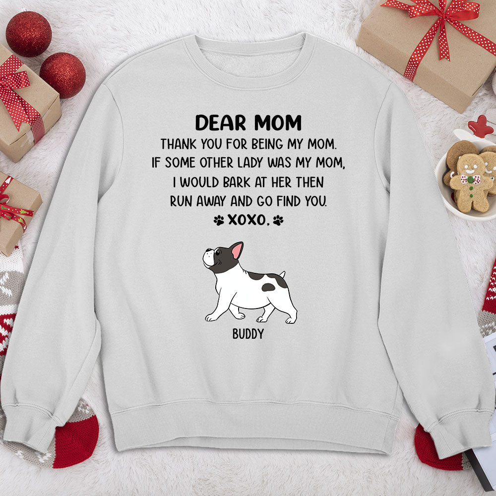 Dear Mom Xoxo - Exquisite Personalized Custom Sweatshirt for Pet Lovers