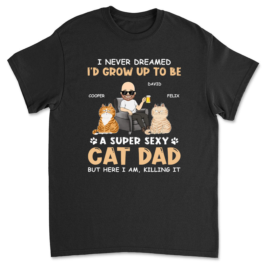 Sexy Personalized Custom Unisex T-shirt for Pet Lovers - Dad & Mom Style