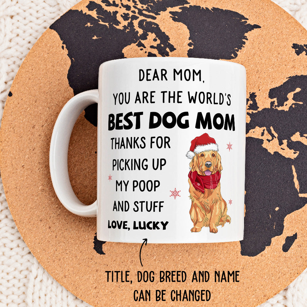 Personalized Thank You Dad/Mom Custom Coffee Mug - Ideal Gift for Pet Lovers