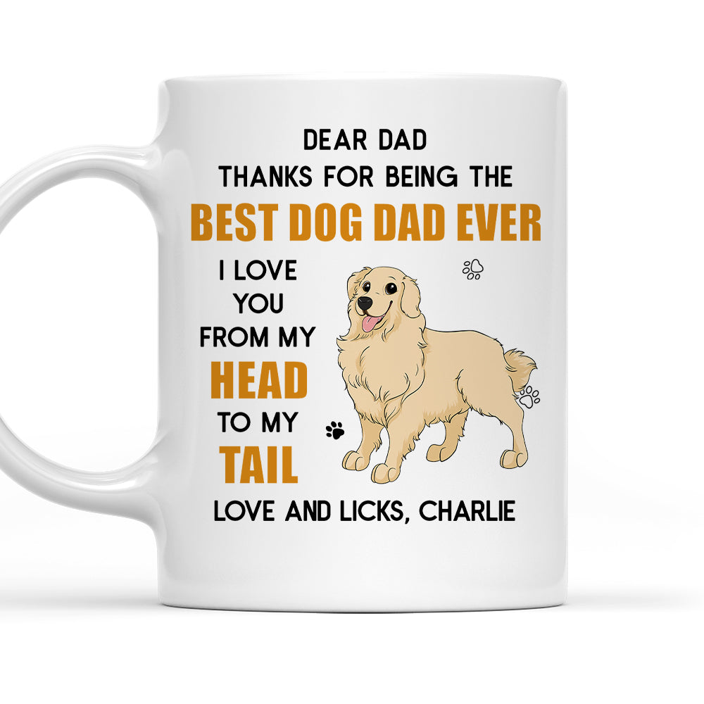 Head To Tail - Exclusively Personalized Custom Coffee Mug for Pet Lovers