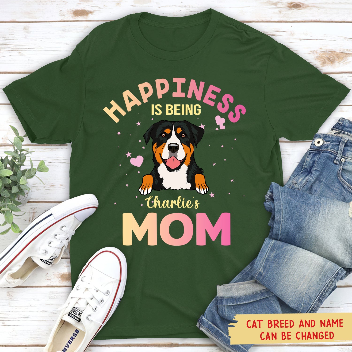 Personalized Unisex 'Being A Dog Mom' T-shirt - Ideal Gift for Pet Lovers