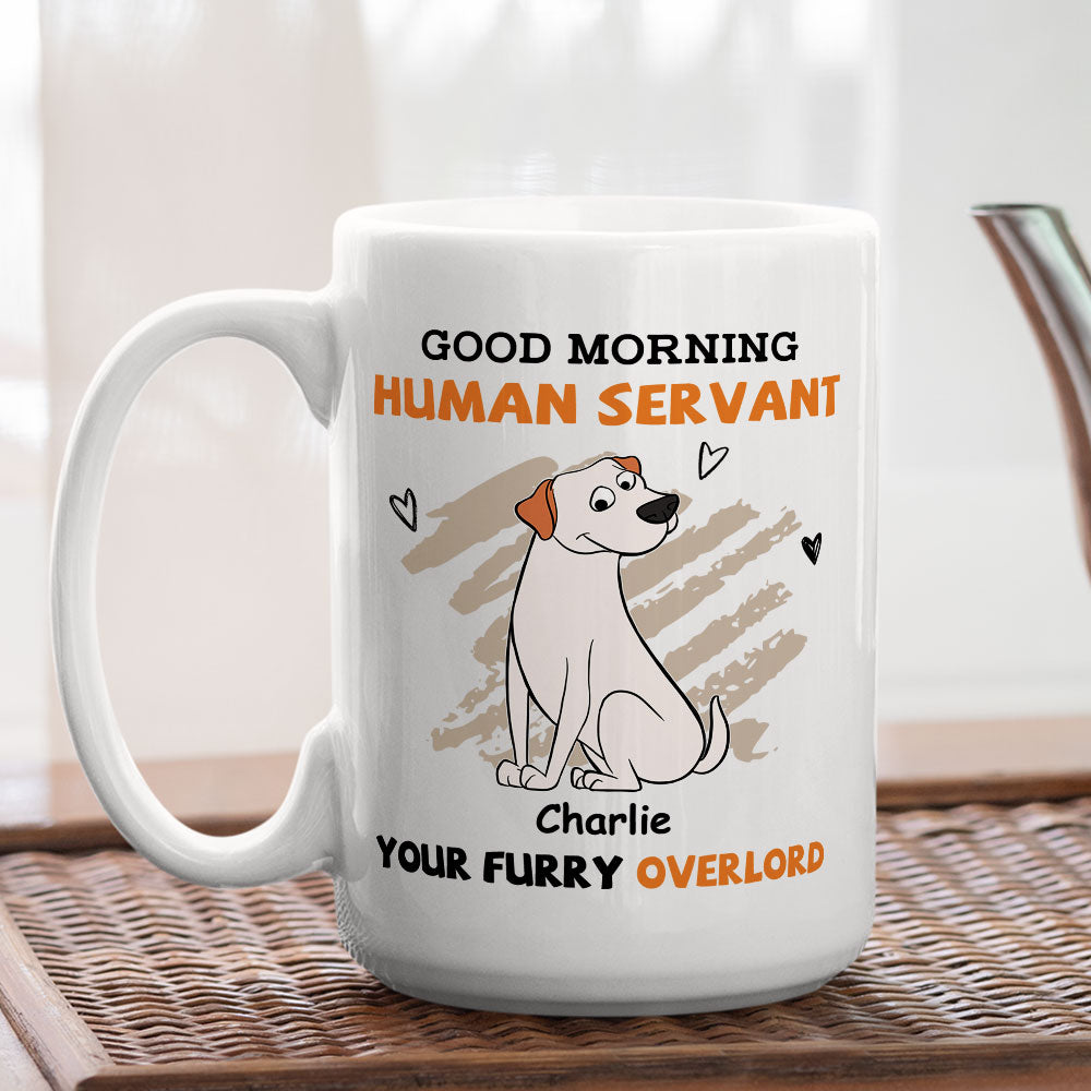 Personalized Pet Lover's Good Morning Custom Coffee Mug