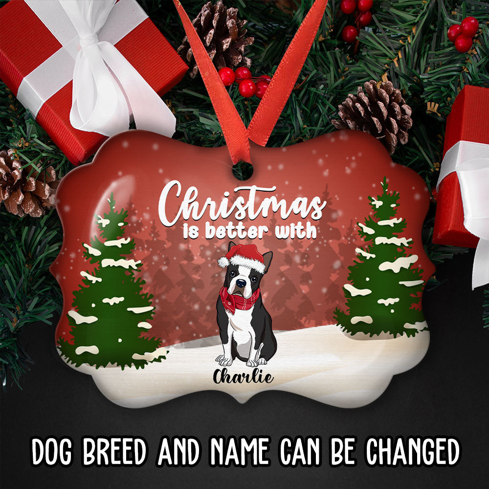Unique Personalized Custom Aluminum Christmas Ornament for Pet Lovers