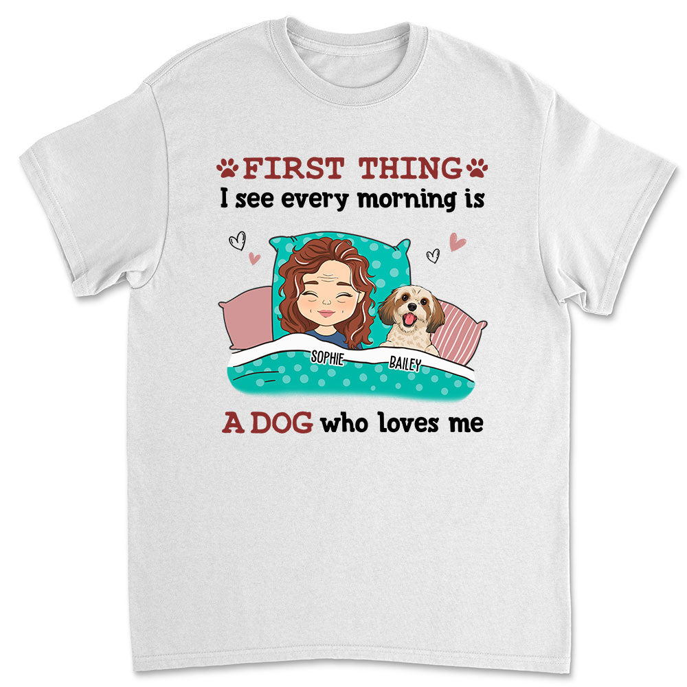 Every Morning Personalized Unisex Custom T - shirt for Pet Lovers