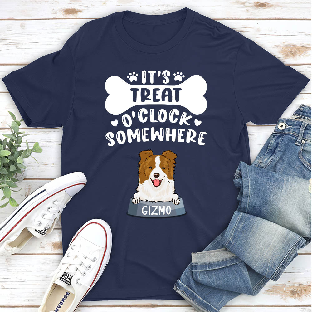 Treat O'clock - Customizable Unisex Personalized Pet Lover T-shirt