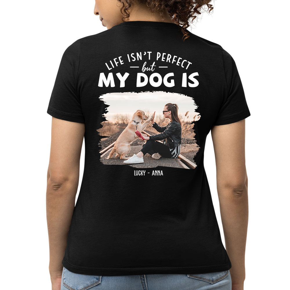 Customizable Perfect Dog and Cat Photo Personalized Women's T-shirt