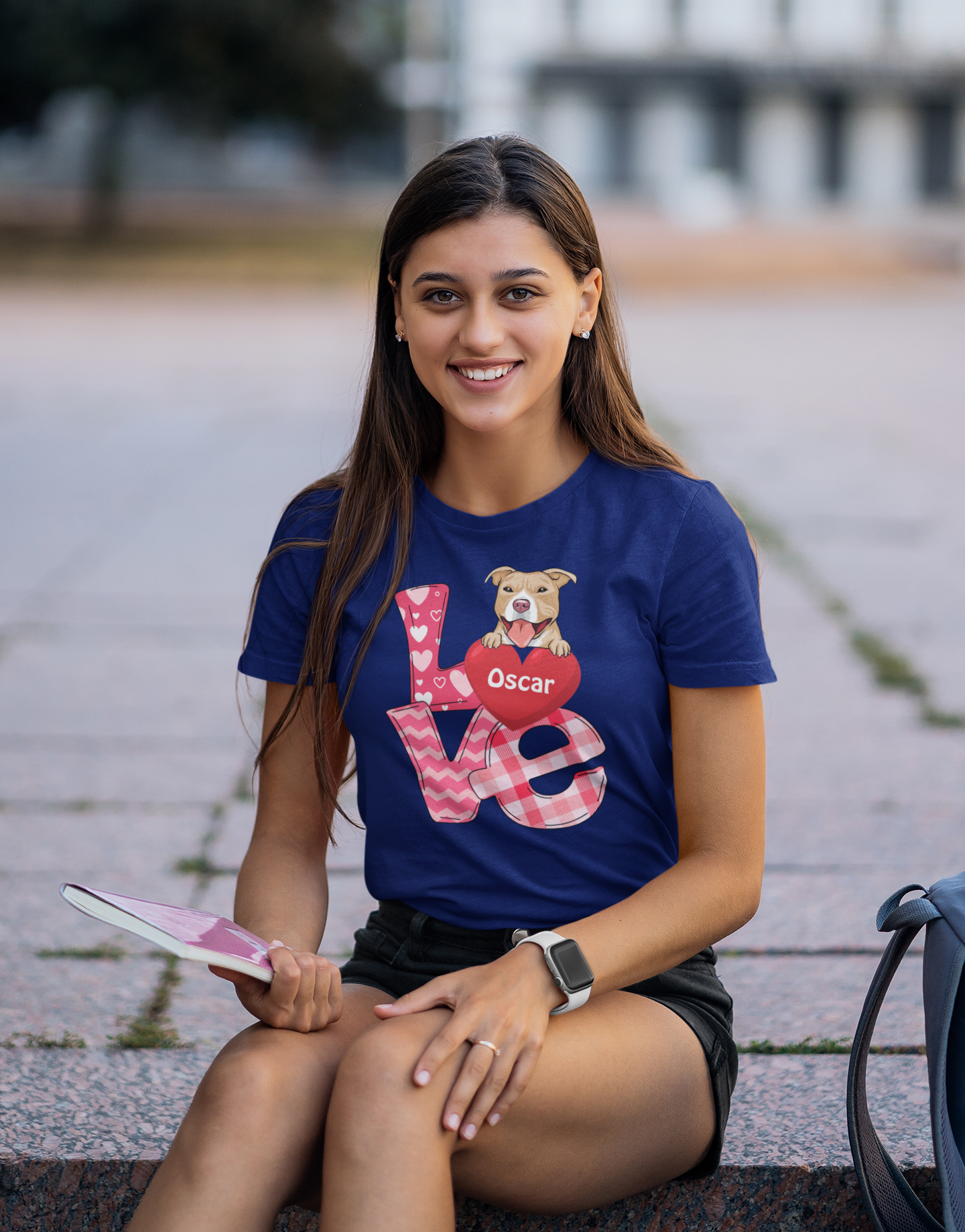 Love Valentine - Customizable Unisex Personalized T-shirt for Pet Lovers