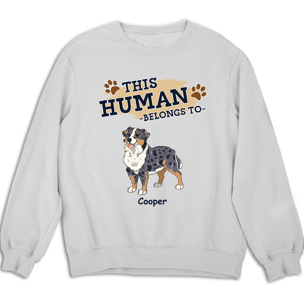 This Human - Exquisite Personalized Custom Sweatshirt for Pet Lovers