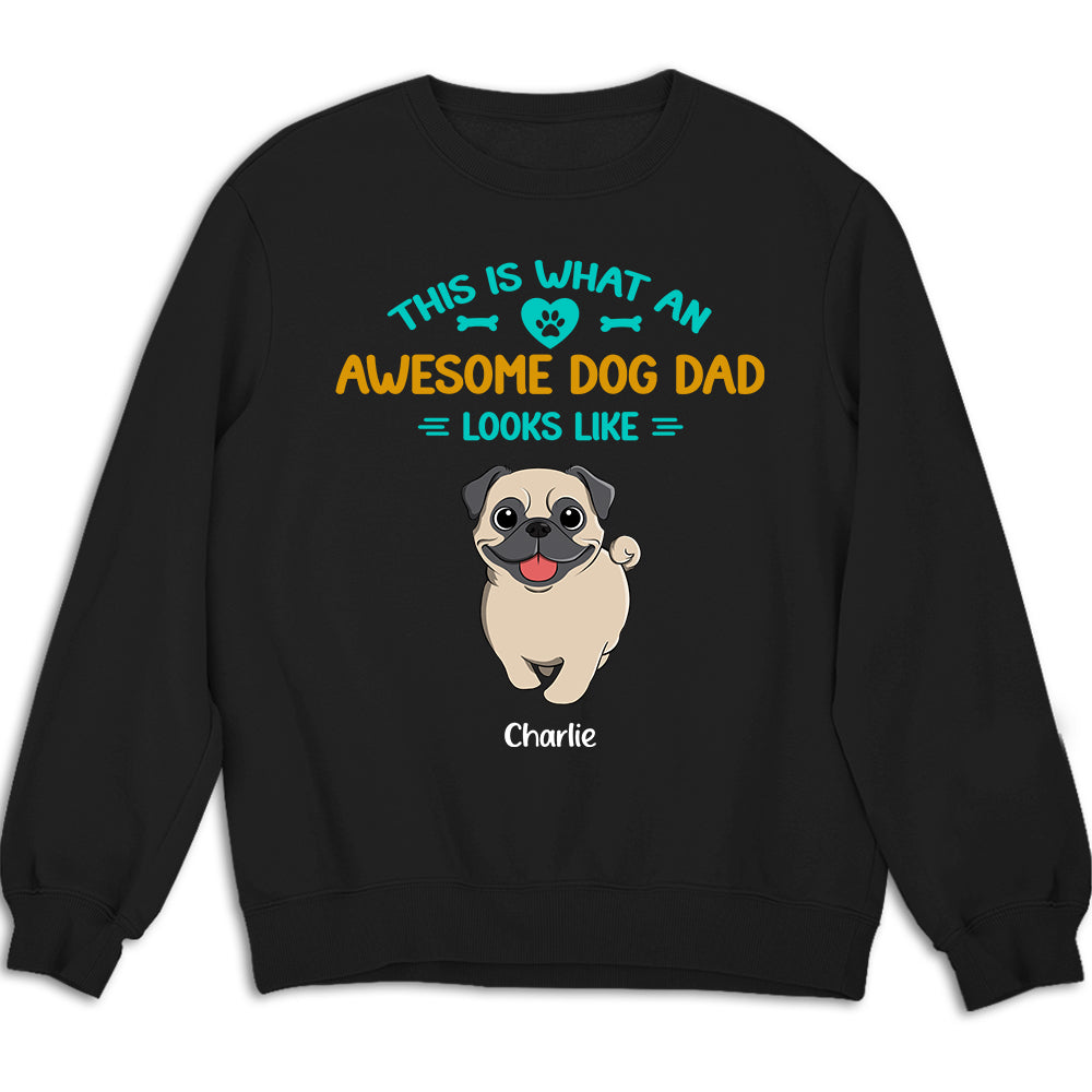 Amazing Personalized Dog Dad Custom Sweatshirt - Ideal Gift for Pet Lovers