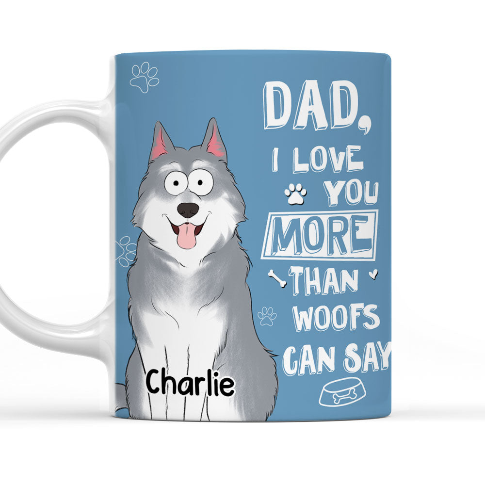 Personalized Custom Coffee Mug - Beyond What Woofs Can Say