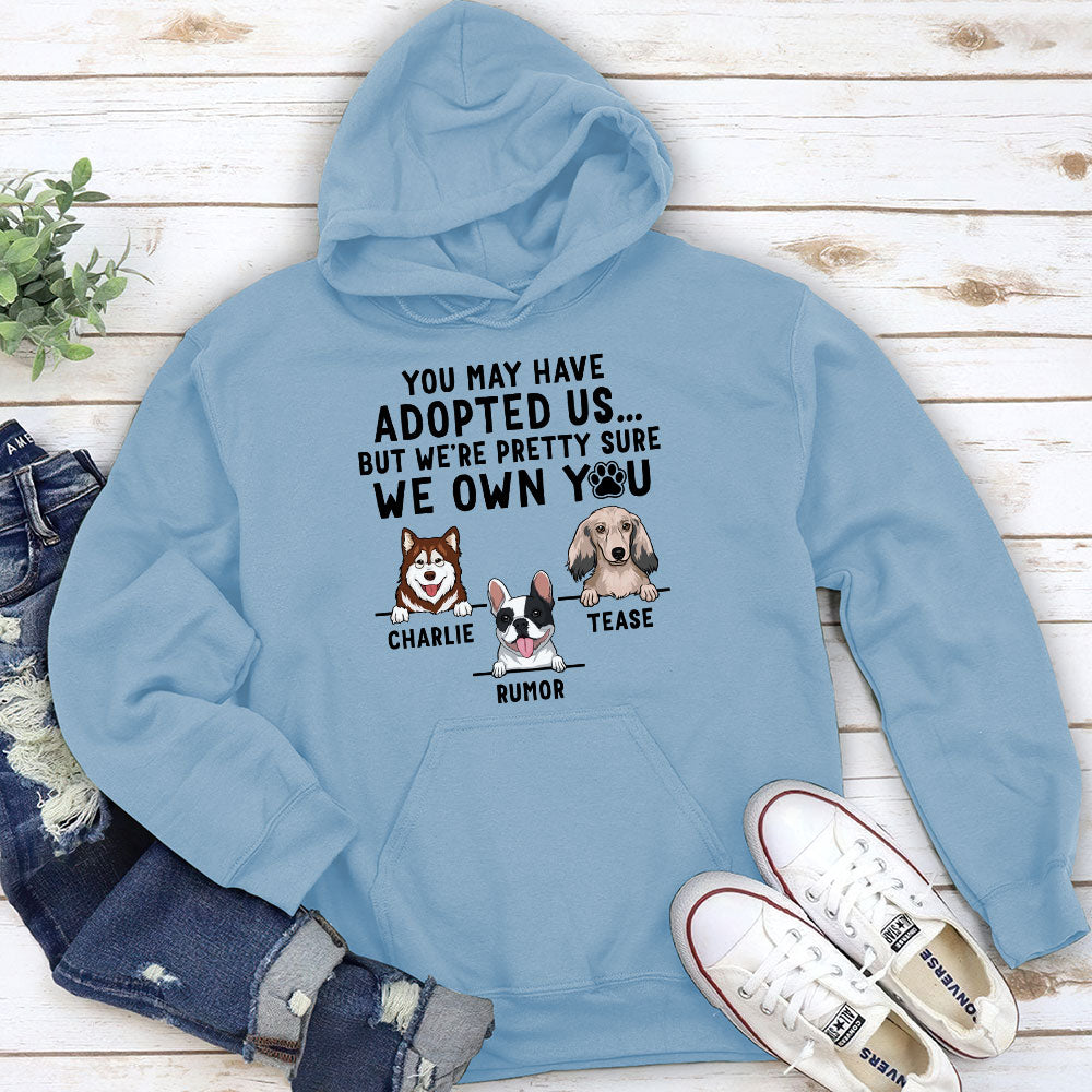 Personalized 'You May Have Adopted Me' Custom Hoodie - Ideal Gift for Pet Lovers