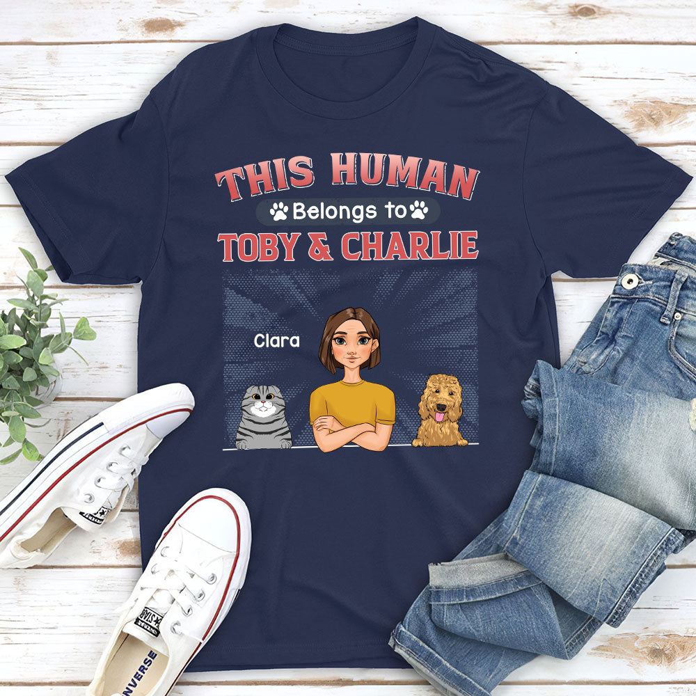 Personalized Custom Unisex Pet Lover T-shirt - Ideal Gift