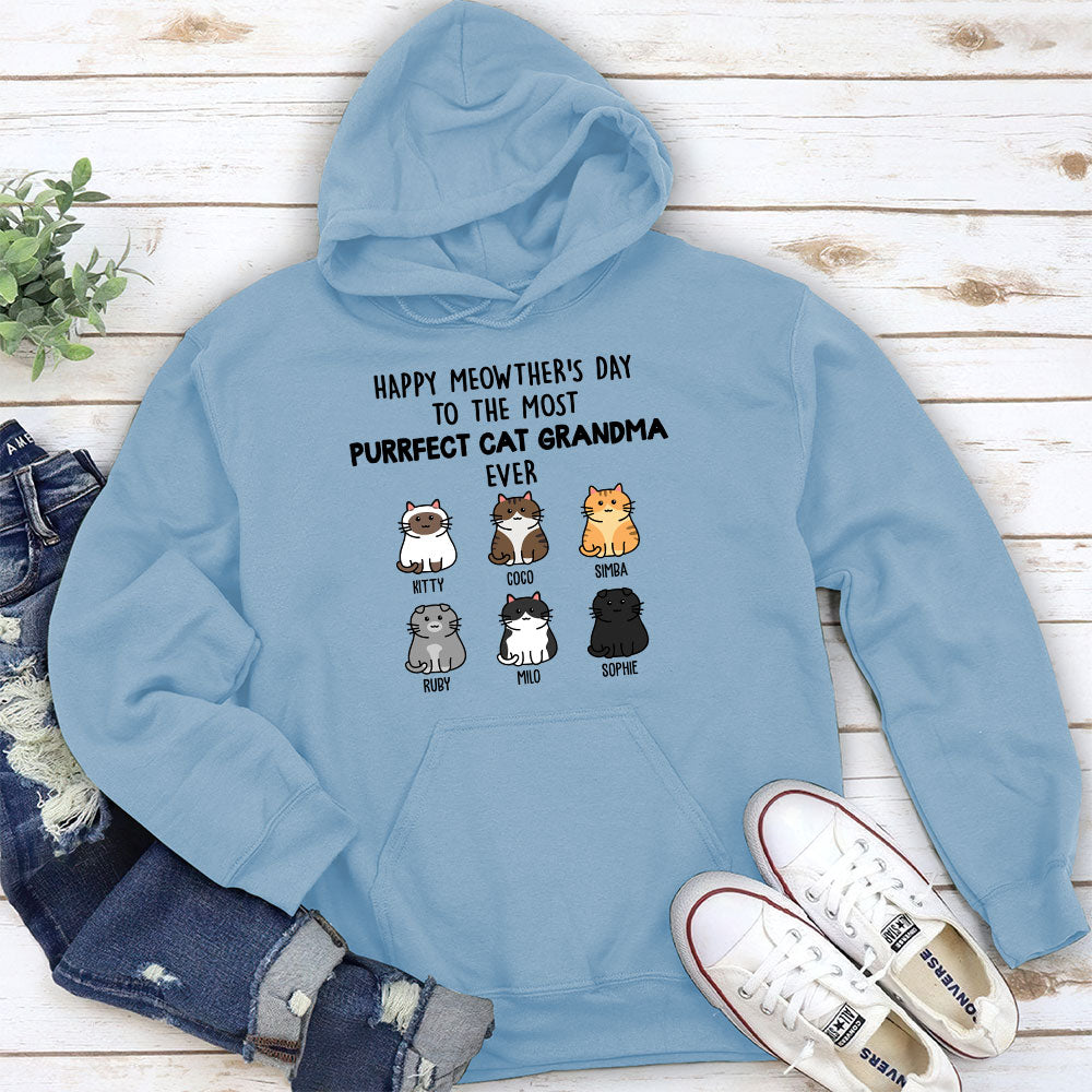 Exquisite Personalized Custom Hoodie for Purrfect Cat Moms