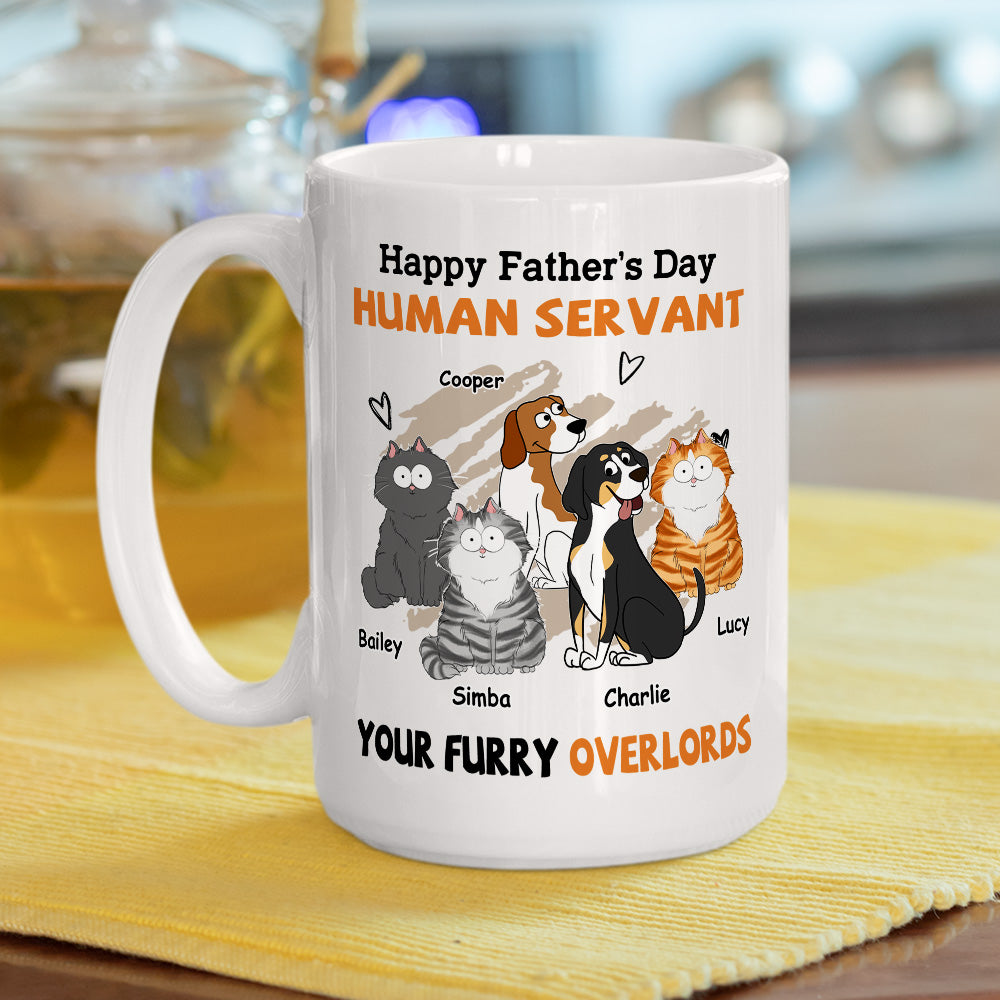 Personalized Custom My Servant Coffee Mug - Ideal Gift for Pet Lovers