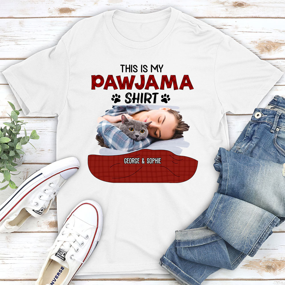 Personalized Custom Premium Pajama-Style Photo T-Shirt - Version 3