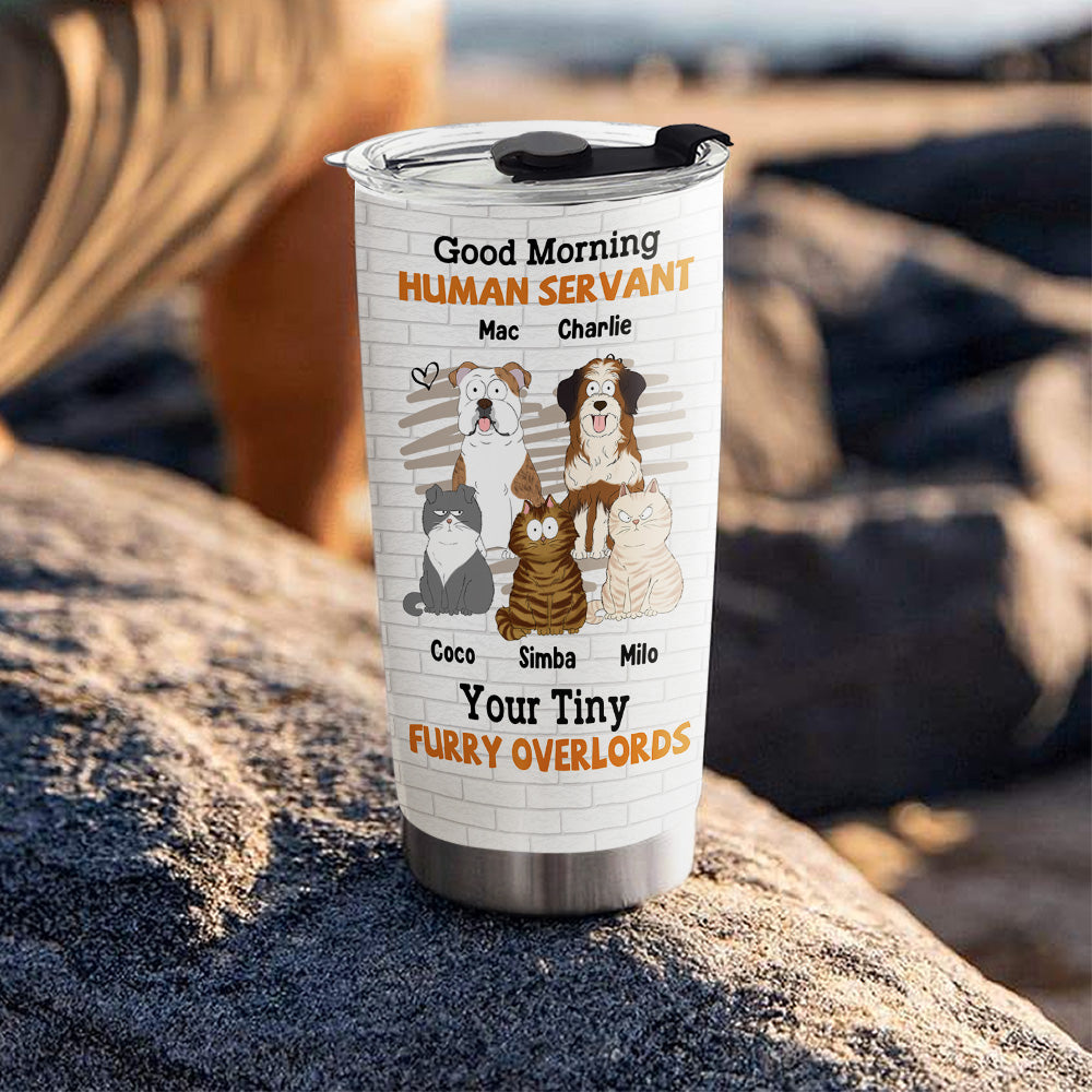 Tiny Pet Overlord - Customizable Personalized Tumbler for Unique Expressions