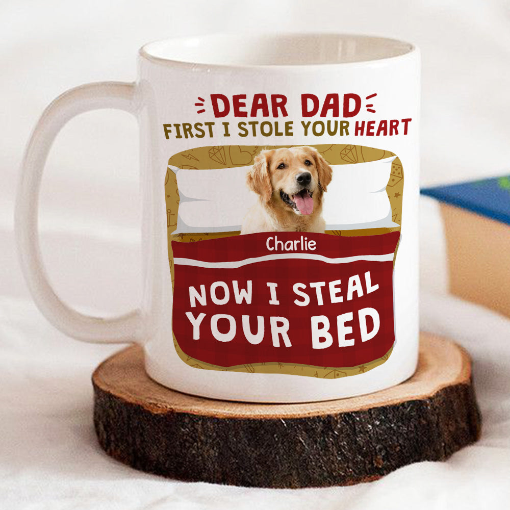 Personalized Dog Mom and Dad Custom Coffee Mug - Steal Their Hearts