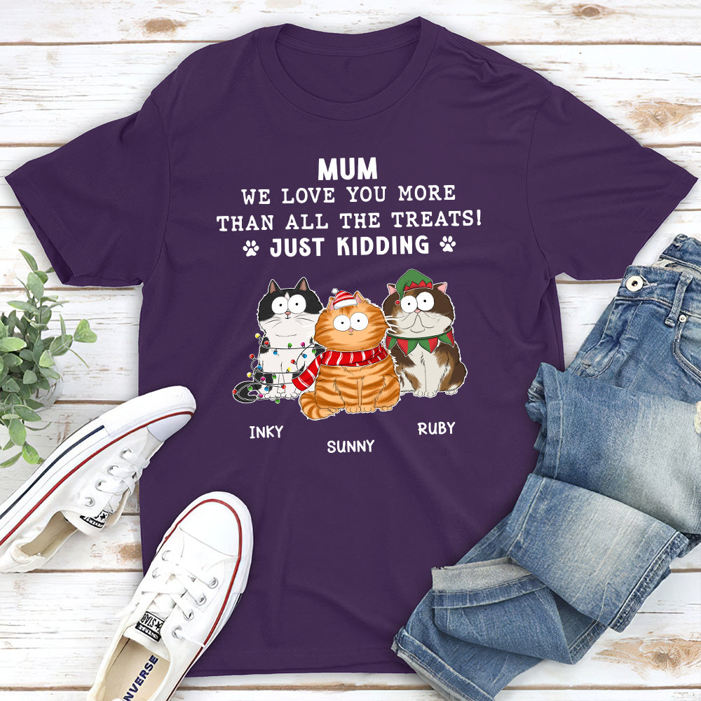 Customizable All-Cat Treats Unisex T-Shirt - Ideal Gift for Pet Lovers