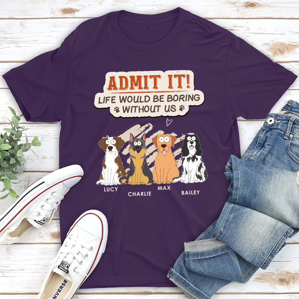 Personalized Unisex Pet Lover T-shirt: Say Goodbye to Boring Life