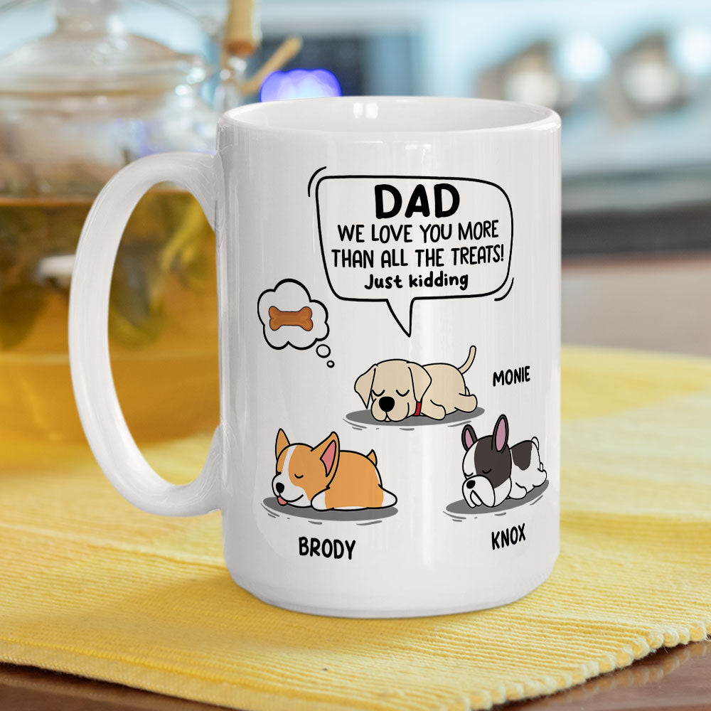 Just Kidding - Customizable Personalized Coffee Mug for Pet Lovers