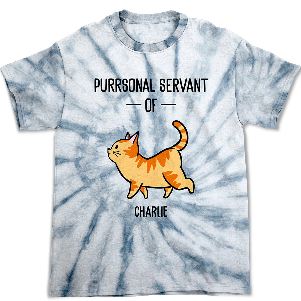Purrsonal Servant - Unique Personalized All-over-print Comfort T-shirt