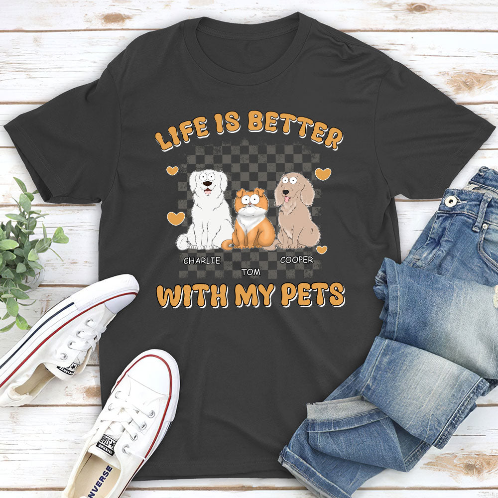 Personalized Unisex Pet Lover T-shirt - Enhance Your Life with Pets