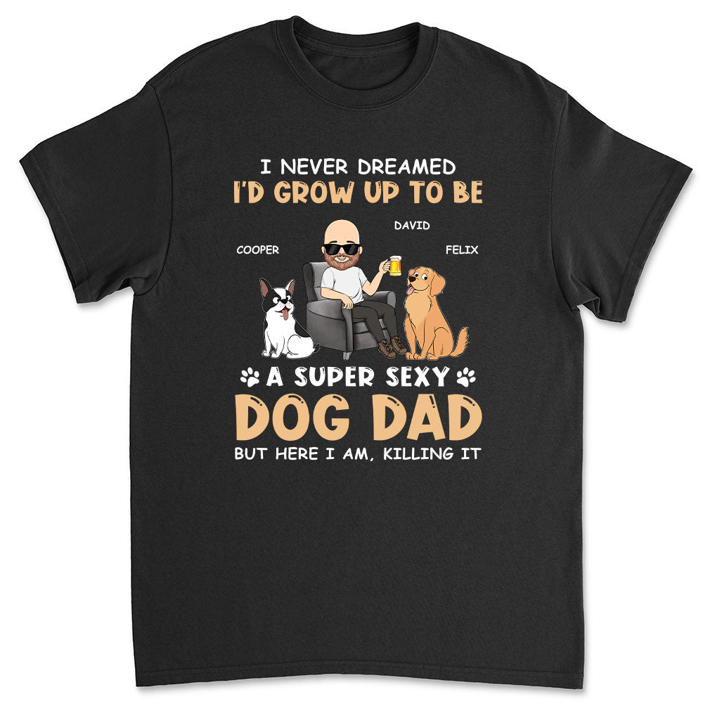Sexy Personalized Custom Unisex Dog Parents T-shirt - Ideal Gift for Pet Lovers