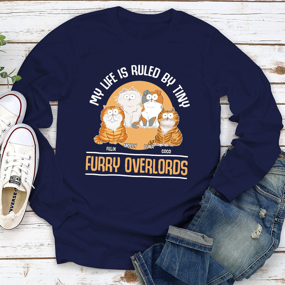 Personalized Furry Overlord Long Sleeve Custom T - shirt for Pet Lovers