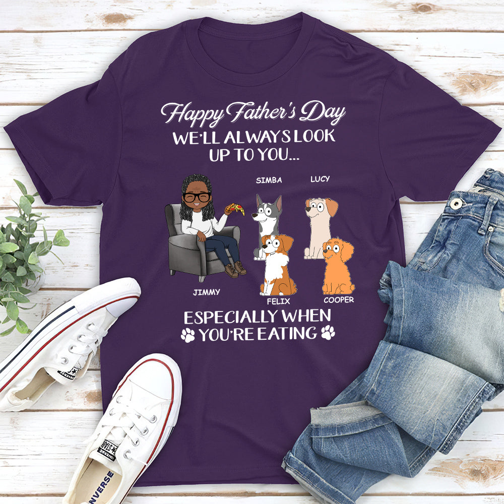 Personalized Custom Unisex T-shirt - A Perfect Gift for Pet Lovers and Dads