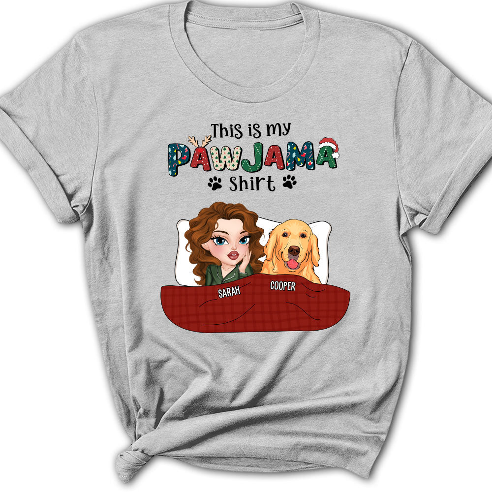 Personalized Pawjama Women's T-shirt - Ideal Gift for Pet Lovers