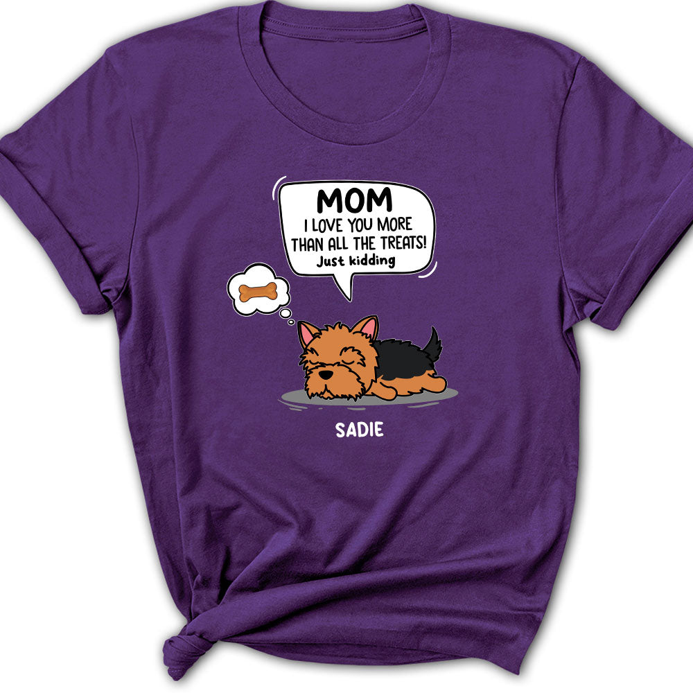 Just Kidding 2 - Customizable Personalized Women's Pet Lover T-shirt