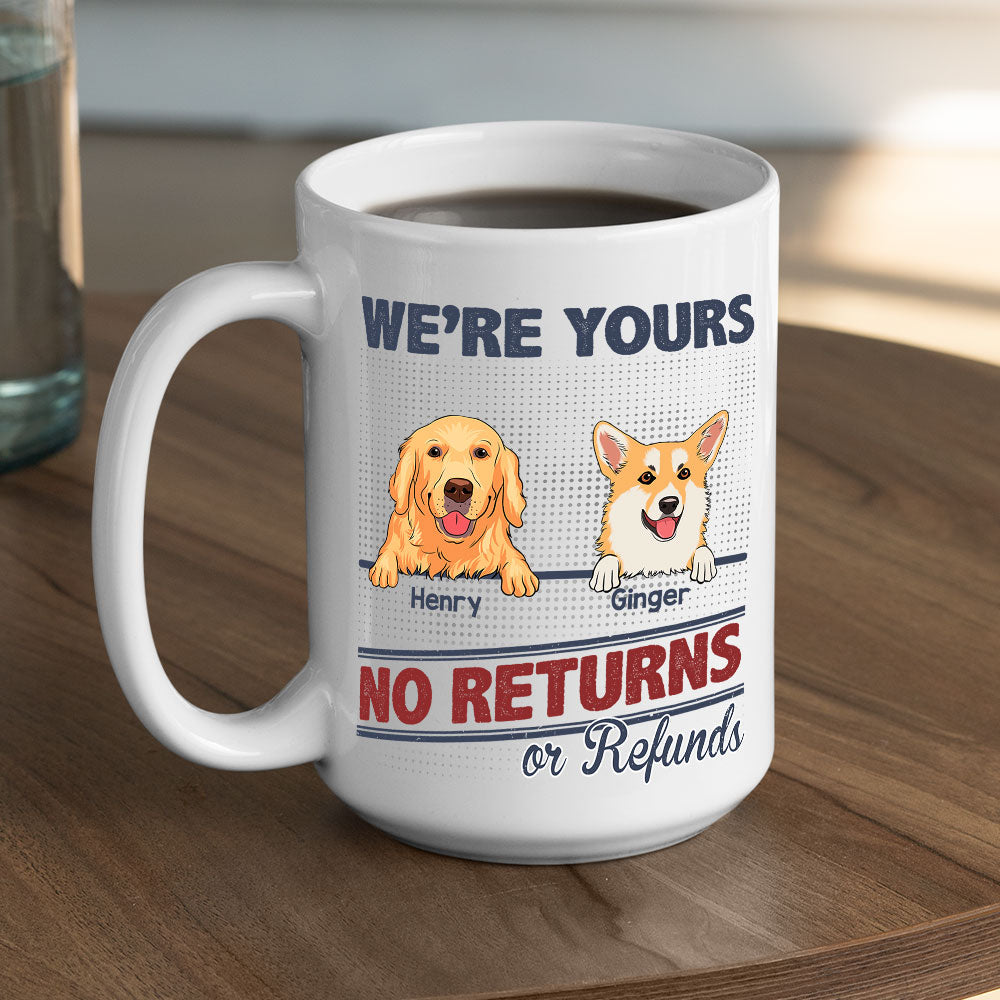 I Am Yours - Exquisite Personalized Custom Coffee Mug for Pet Lovers