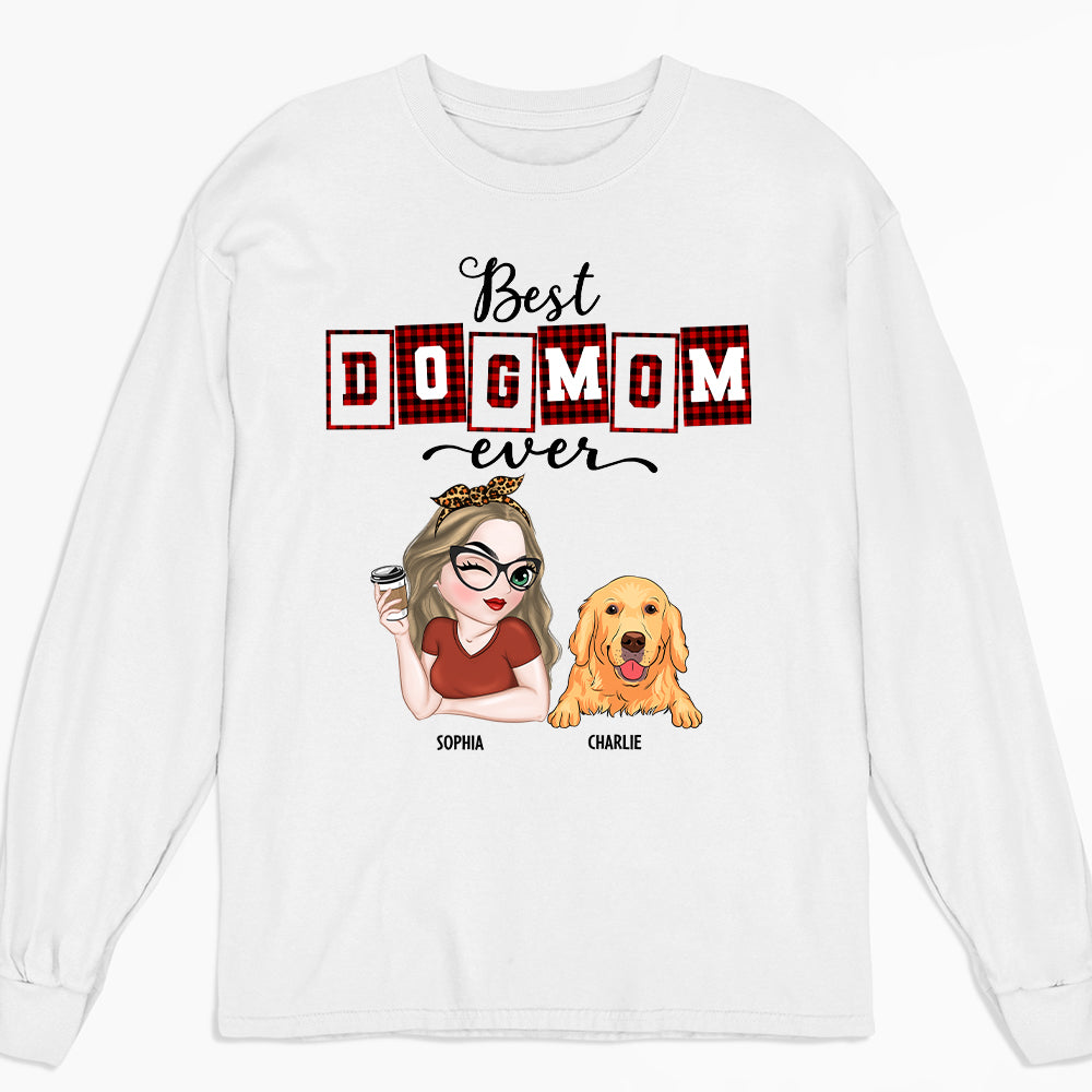 Top-Rated Personalized Custom Long Sleeve T-shirt for Best Moms of the Year