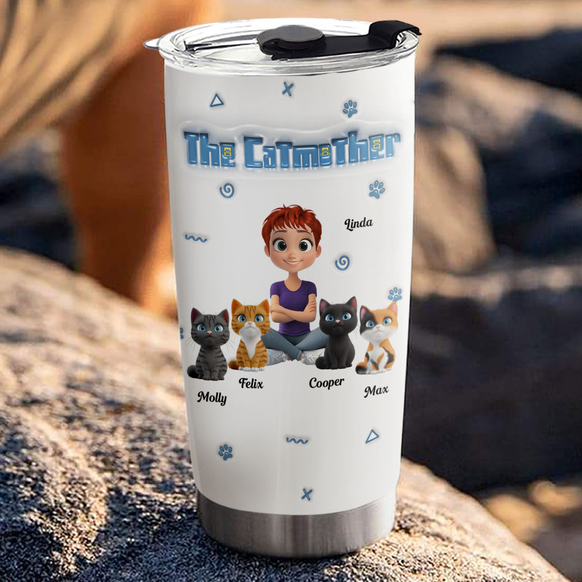 Personalized 3D Inflated Effect Custom Tumbler - Ideal for Expressing Your Style