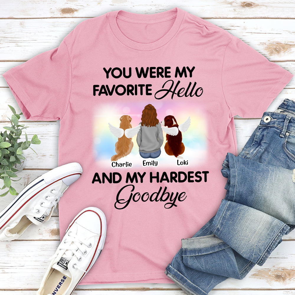 Personalized Custom Unisex Memorial T-shirt - Ideal Gift for Pet Lovers