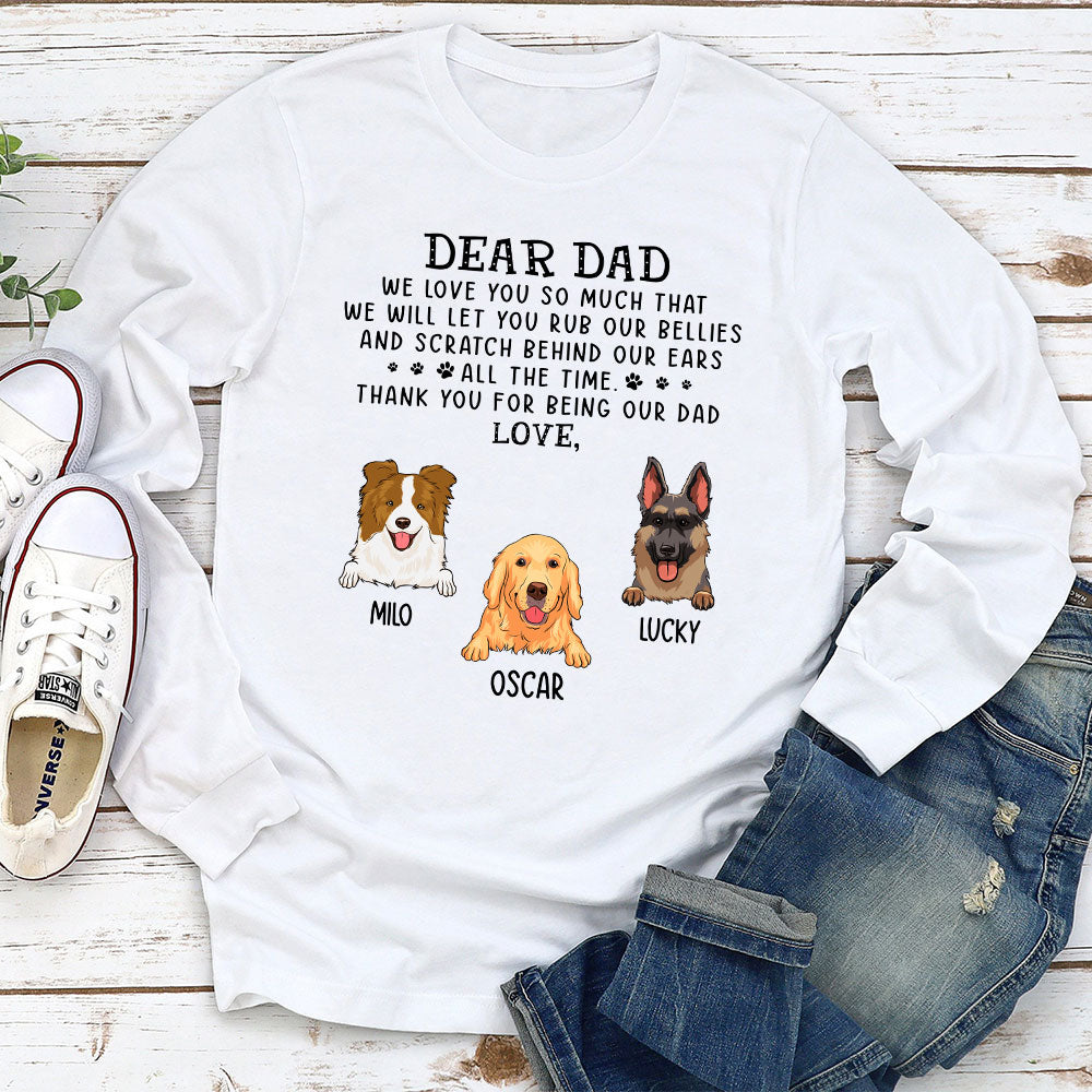 Love You So Much - Personalized Custom Long Sleeve T-shirt for Pet Lovers