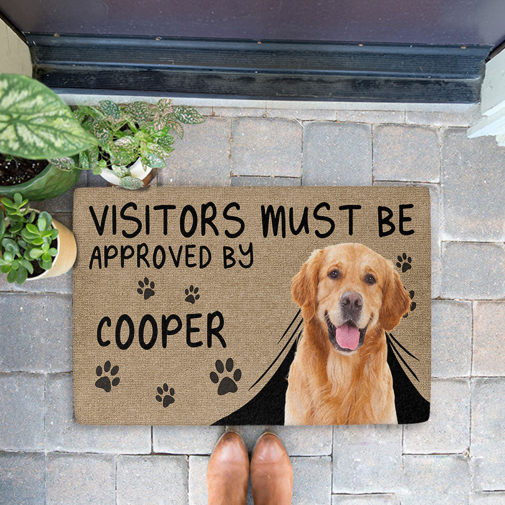 Pet-Approved Personalized Custom Doormat with Your Cat's Photo