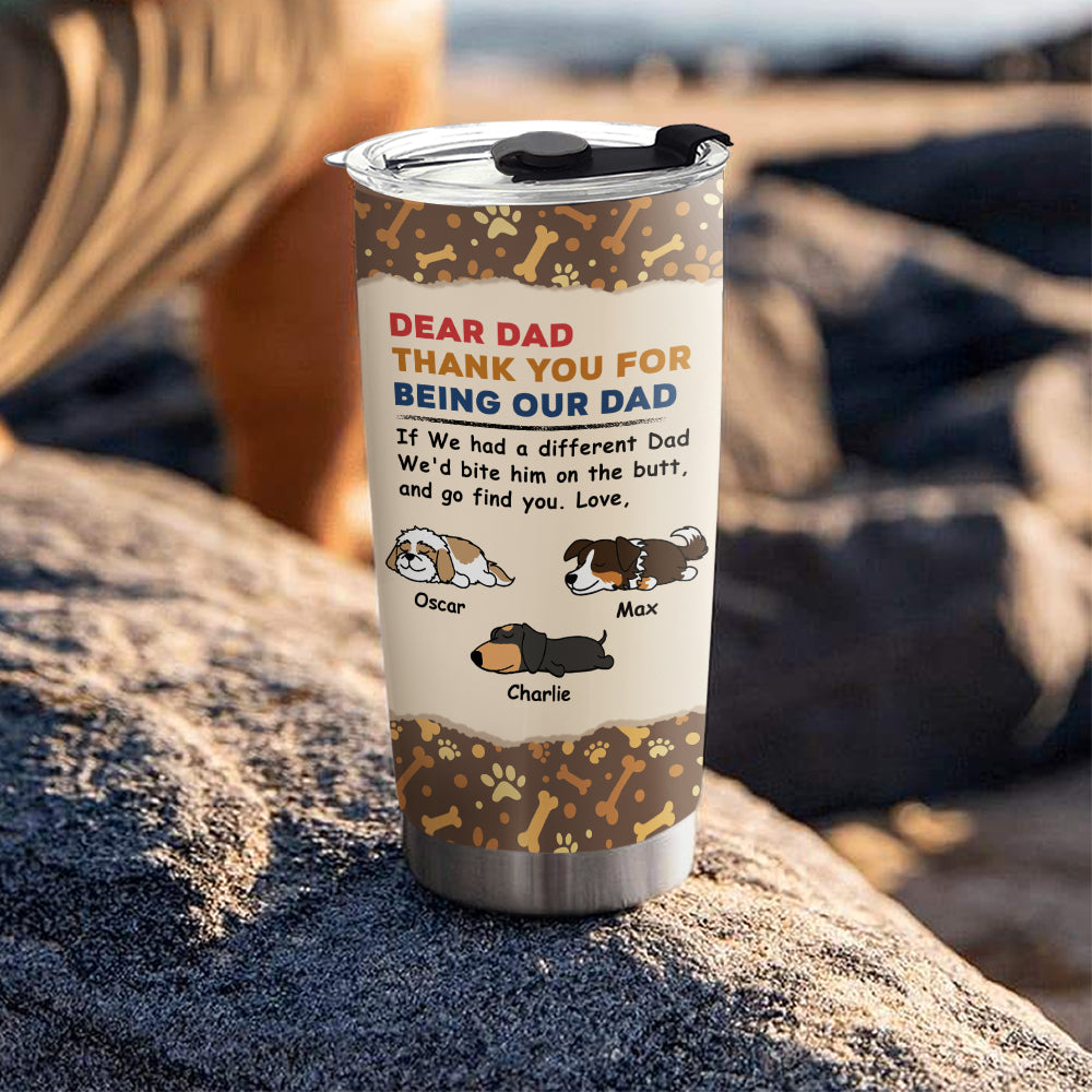 Personalized Custom 'Bite The Butt' Tumbler - Express Your Style