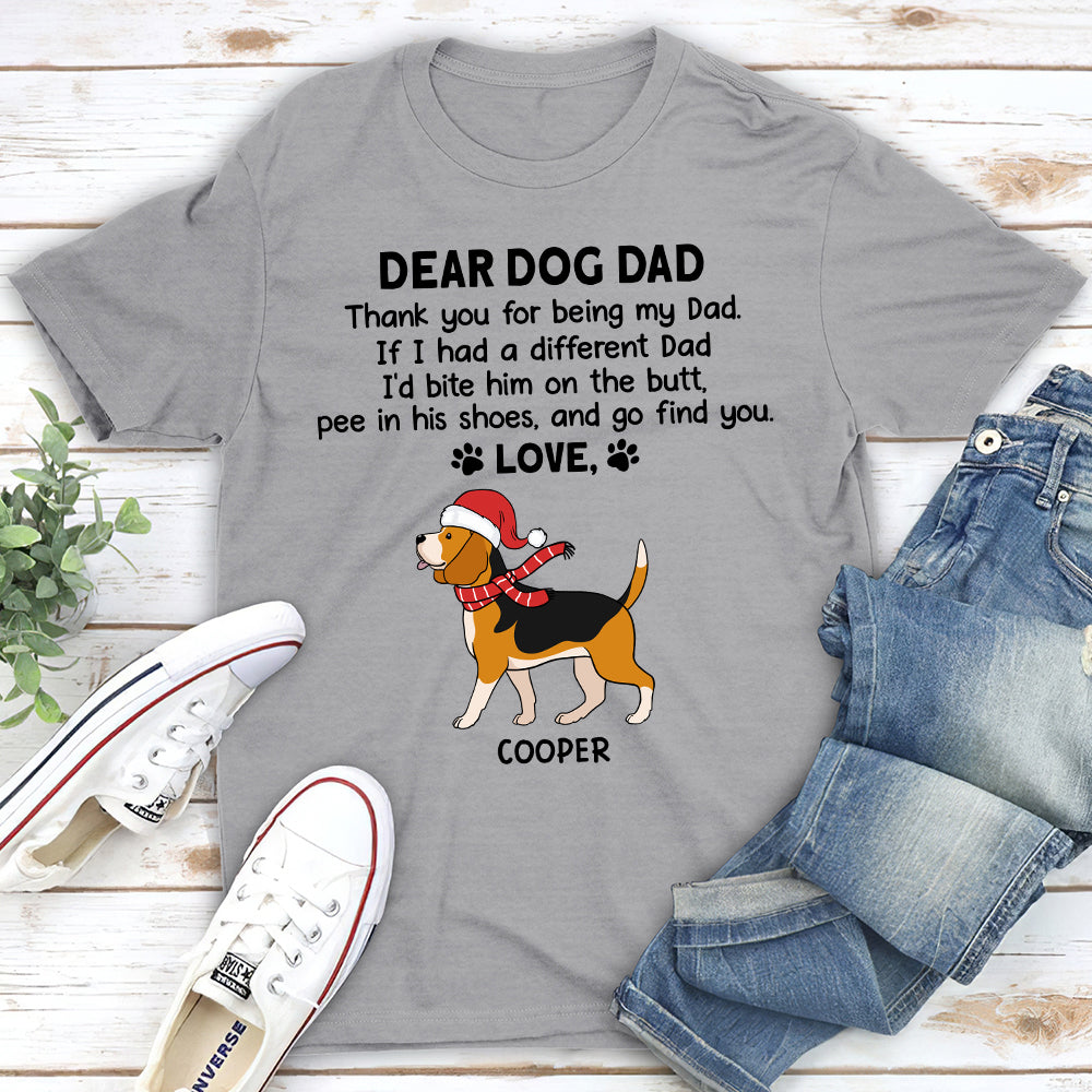 Personalized Thank You Mom Christmas Unisex T-Shirt - Ideal Gift for Pet Lovers