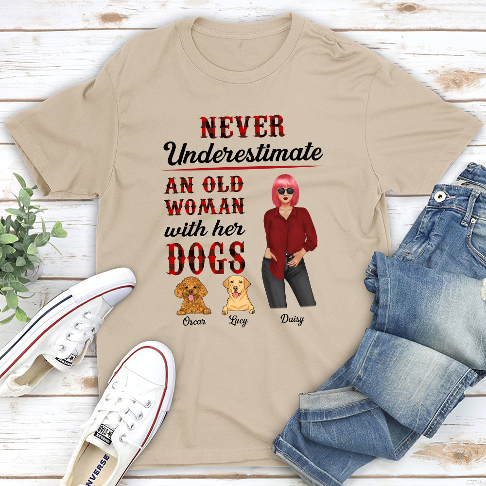 Personalized Custom Unisex 'An Old Woman' T-shirt - Ideal Gift for Pet Lovers