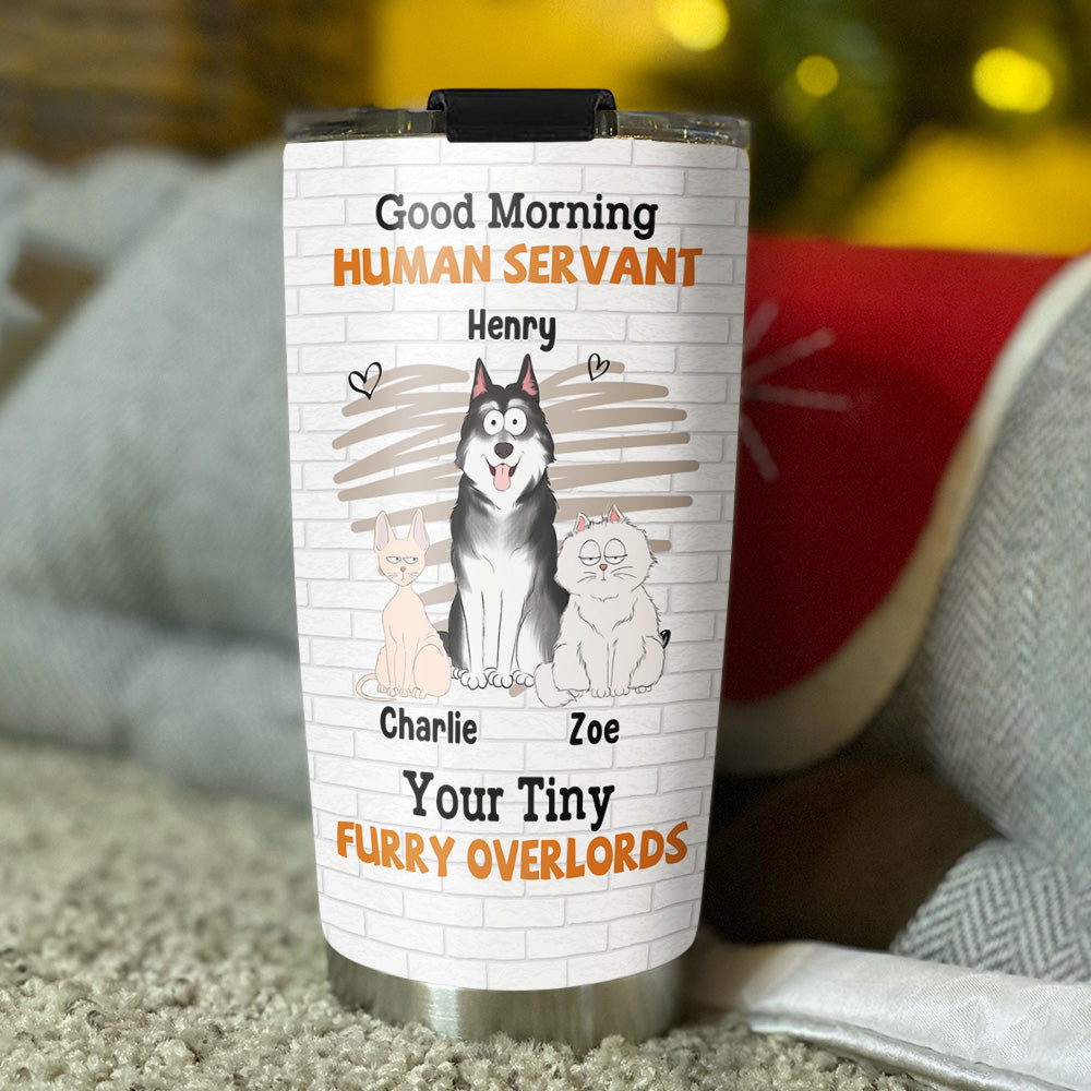 Tiny Pet Overlord - Customizable Personalized Tumbler for Unique Expressions