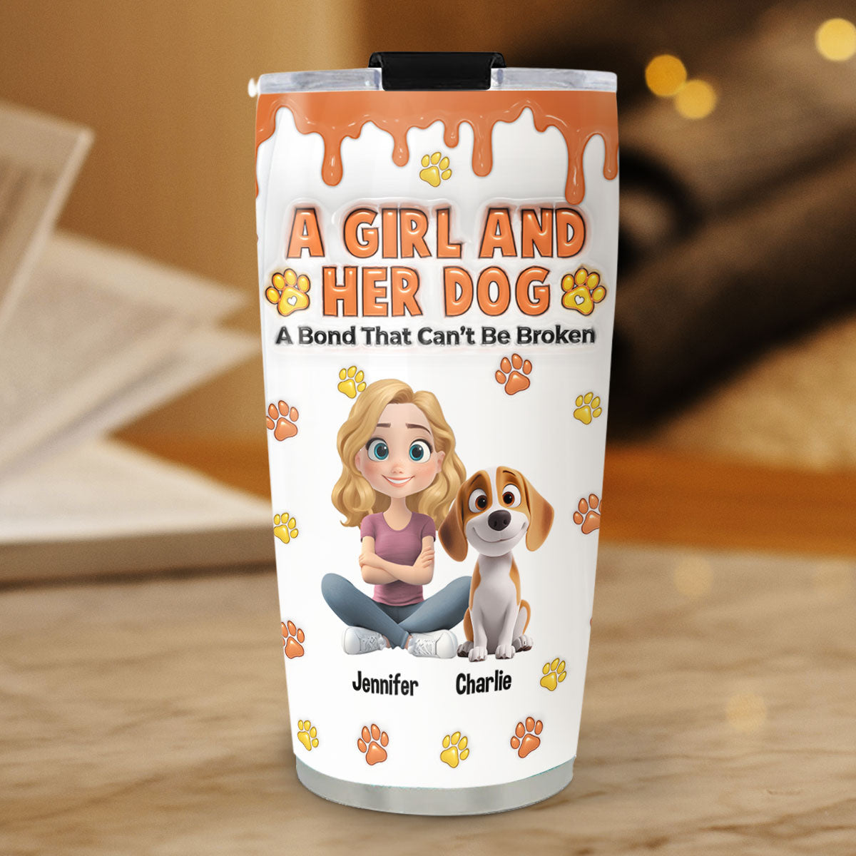 Unbreakable Bond - Personalized 3D Inflated Custom Tumbler