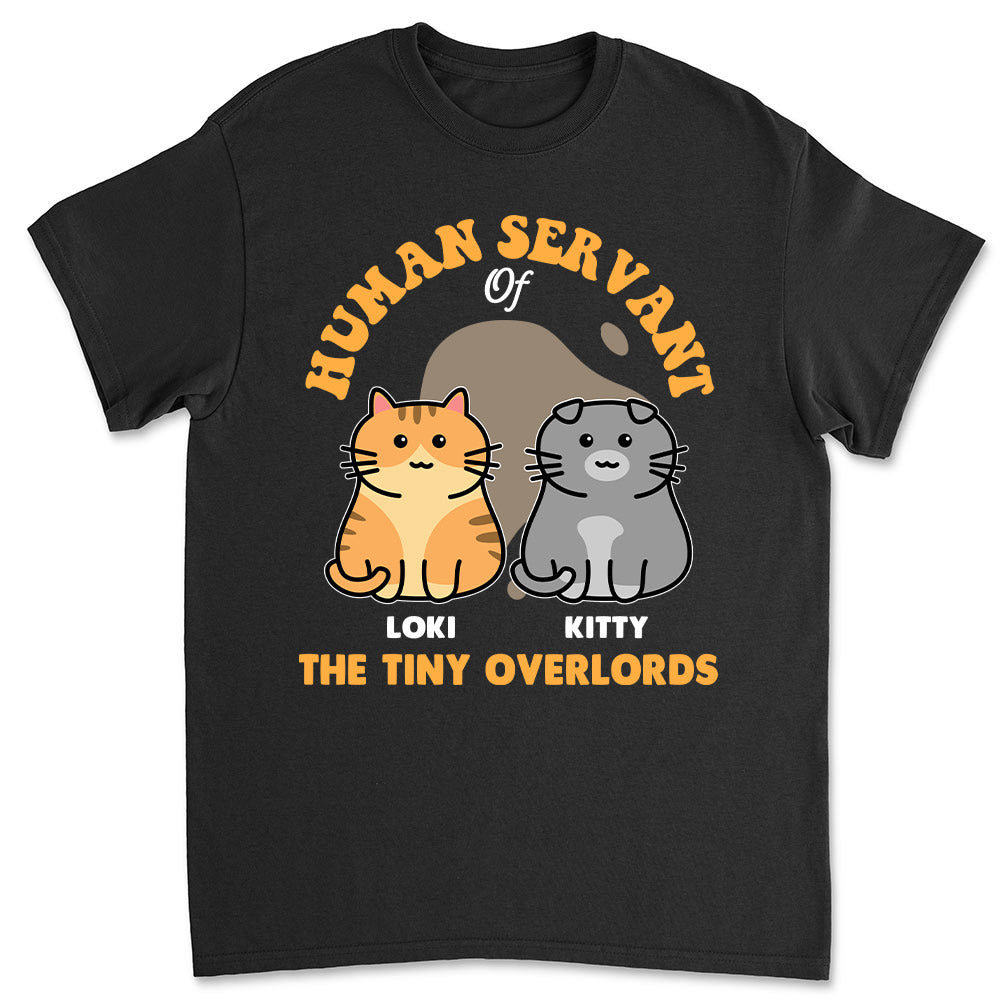 Personalized Custom Unisex 'Servant Of Cute Overlords' T-shirt for Pet Lovers