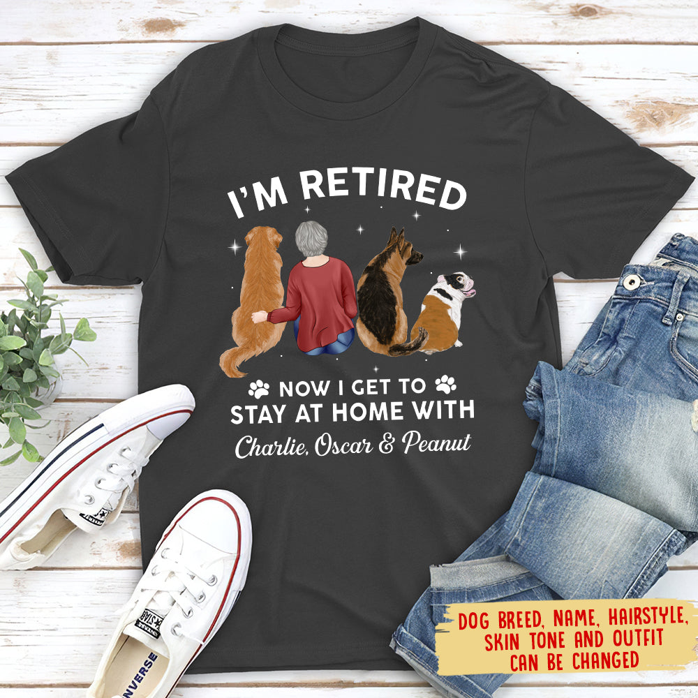 Personalized Custom Unisex Dog - Themed Stay - at - Home T - shirt