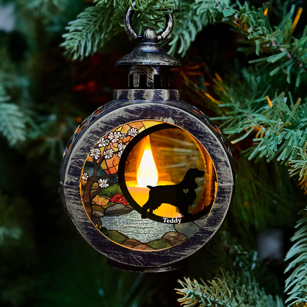 Heartwarming Personalized Custom Christmas Lantern - Don't Cry Over Christmas Endings
