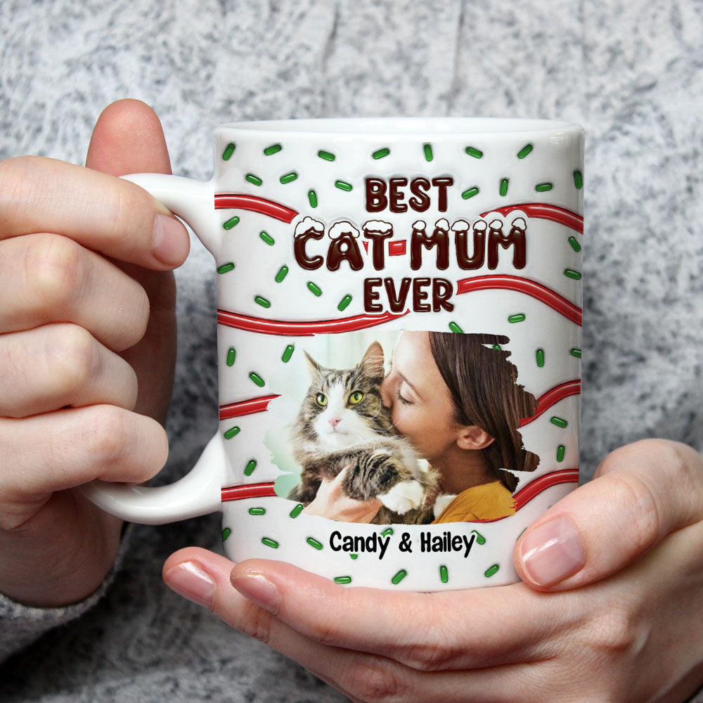 Personalized 3D Inflated Effect Mug: Ideal Gift for Dog and Cat Lovers