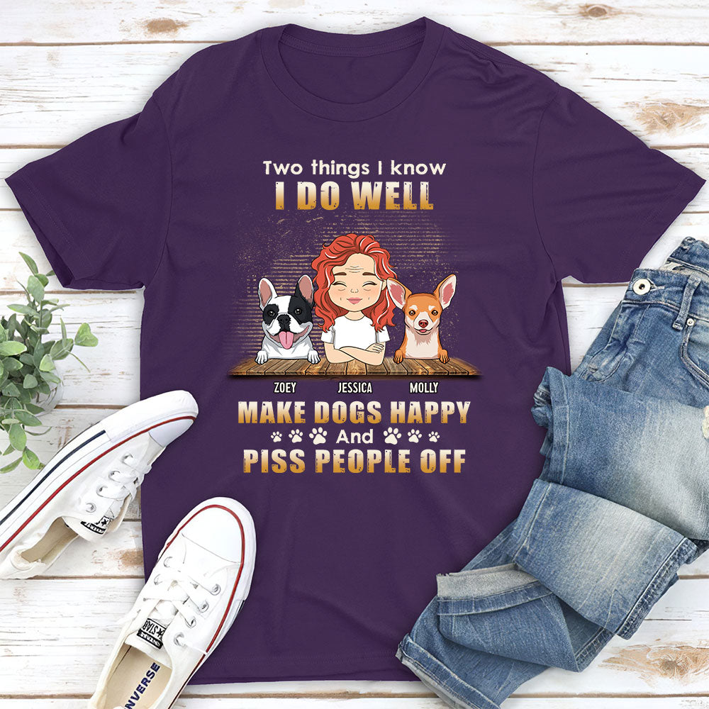 I Do Well - Customizable Unisex Personalized T-shirt for Pet Lovers